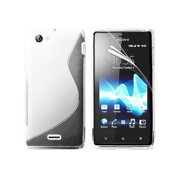 S Line silikondeksel Sony Xperia J (ST26i)
