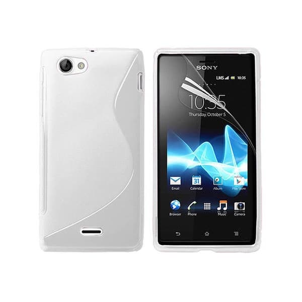 S-Line Silicone Cover til Sony Xperia J (ST26i)