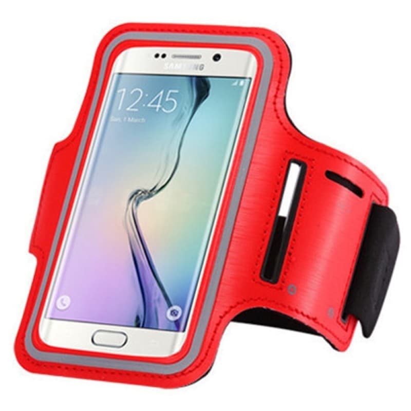 Sport armband Samsung Galaxy S6 Edge+/Note 1/2/3 : Färg - Röd