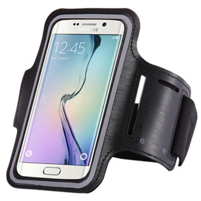 Sport armband Samsung Galaxy S6 Edge+/Note 1/2/3 : Färg - Svart