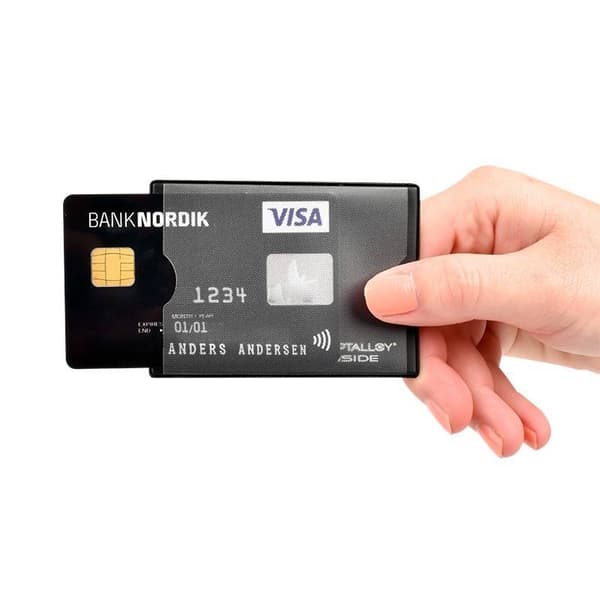 RFID sikret kreditkortholder, 2 kort