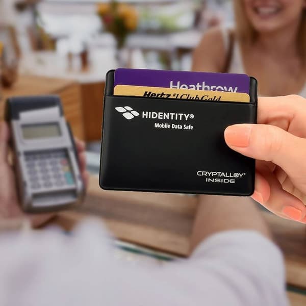 RFID sikret kreditkortholder, 4 kort