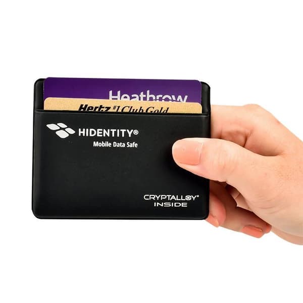 RFID sikret kreditkortholder, 4 kort