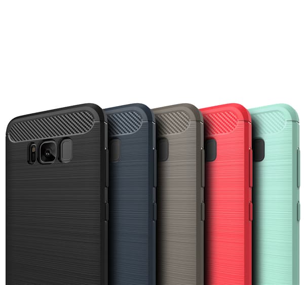 SKALO Samsung S8 Armor Carbon Stødsikker TPU-cover