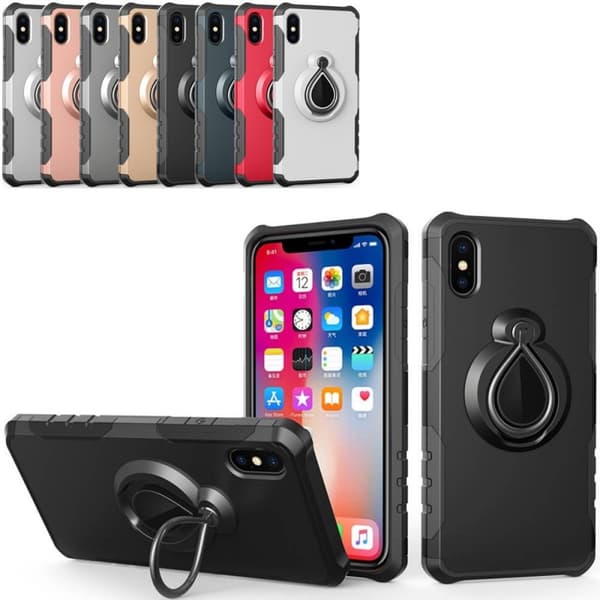 Buckledeksel 2i1 Apple iPhone X / Xs : Farge - Sølv