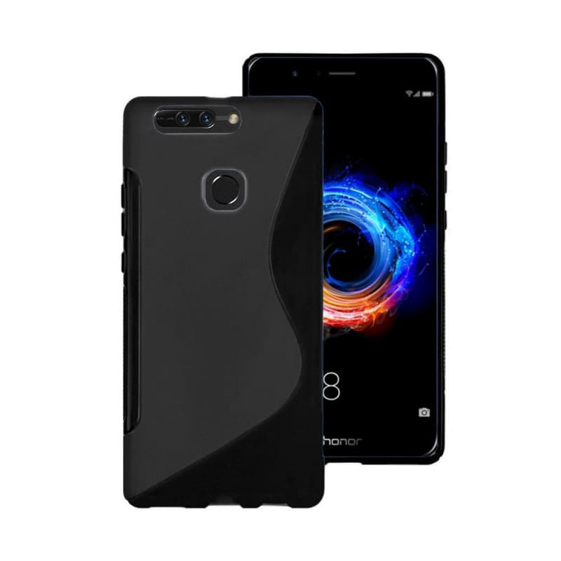 S Line silikon skal Huawei Honor 8 Pro (DUK-L09) : Färg - Svart