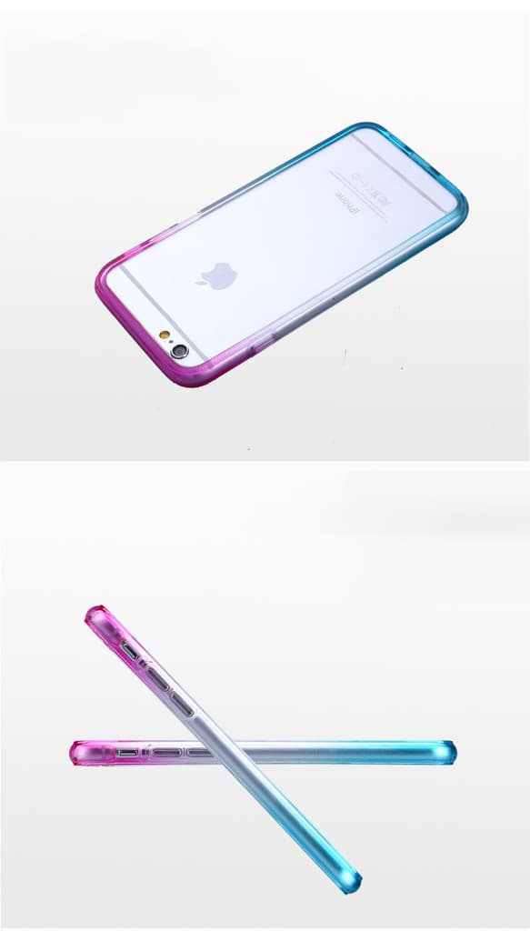 Gradient färgade Bumper till iPhone 6/6S - Olika färger