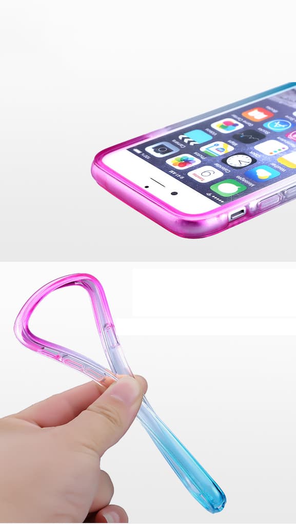 Gradient färgade Bumper till iPhone 6/6S - Olika färger