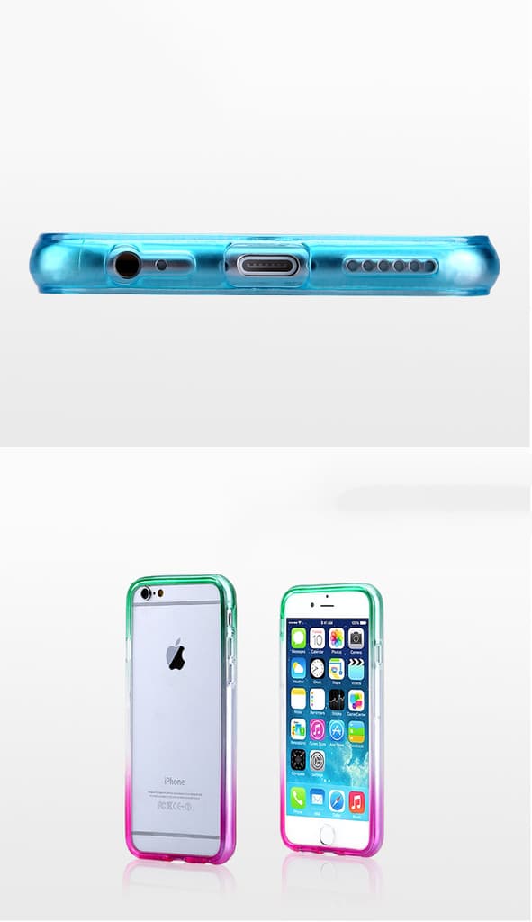 Gradient färgade Bumper till iPhone 6/6S - Olika färger