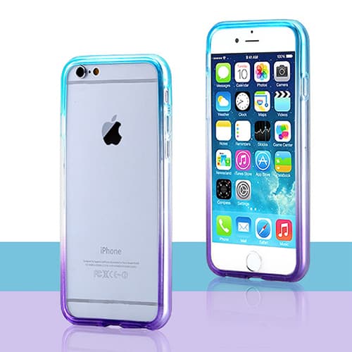 Gradient färgade Bumper till iPhone 6/6S - Olika färger
