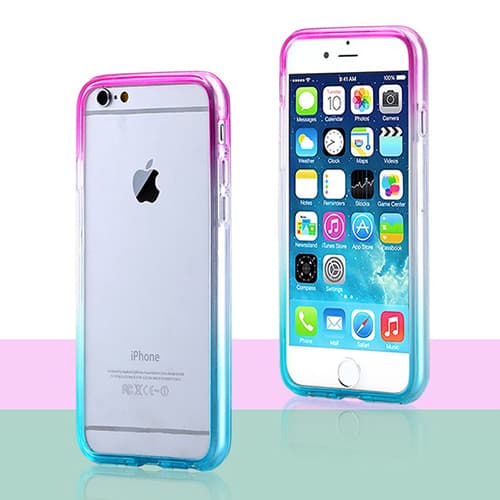 Gradient färgade Bumper till iPhone 6/6S - Olika färger