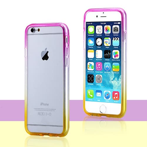 Gradient färgade Bumper till iPhone 6/6S - Olika färger