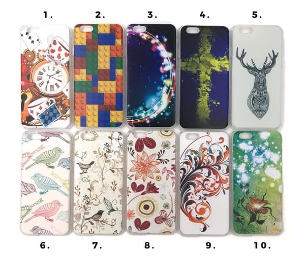 Skal med motiv iPhone 6/6S Motiv 8