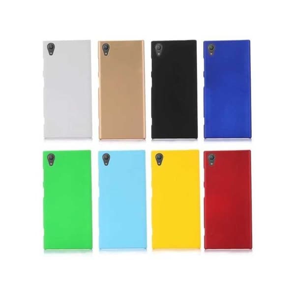 Xperia X Ultra tyndt gummibelagt mat sort cover Svart