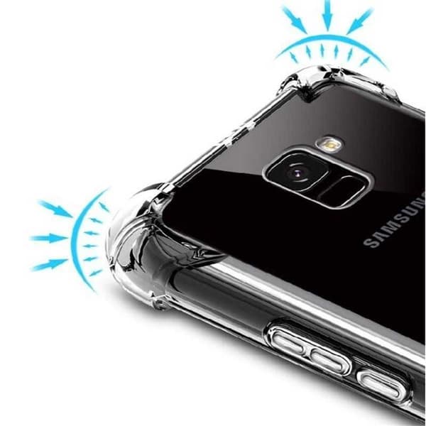 Samsung A8 2018 stødabsorberende silikone Shell Shockr