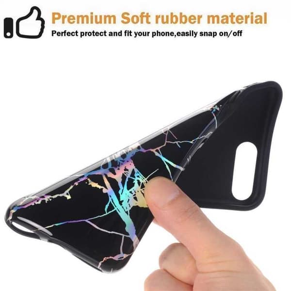 iPhone 6 / 6S Eksklusiv støtdempende Marble Shell Lazr