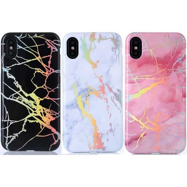 iPhone 6 / 6S Eksklusiv støtdempende Marble Shell Lazr
