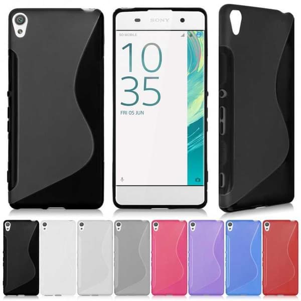Xperia XA1 Ultra-ohut iskunvaimennin S-Line Svart