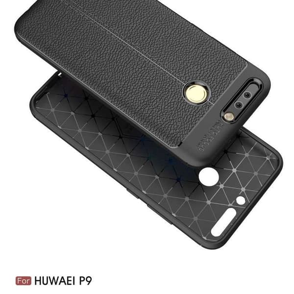 P9 Lite Stødsikker & Stødabsorberende Betræk Læder Ryg