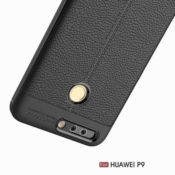 P9 Lite Stødsikker & Stødabsorberende Betræk Læder Ryg