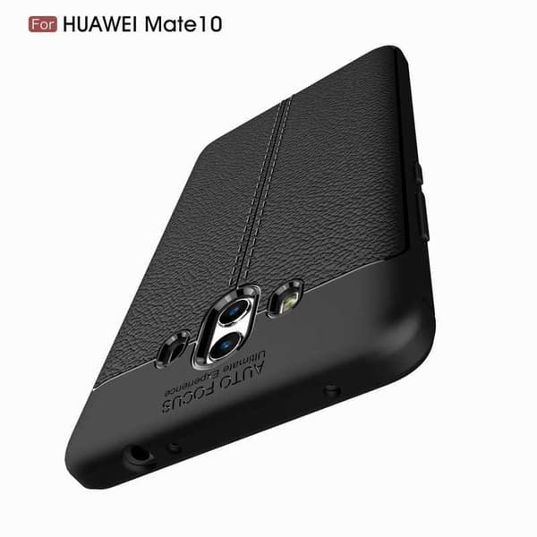 Mate 10 Lite Stødsikker og stødabsorberende læderrygcover