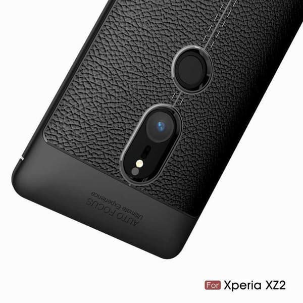 Xperia XZ2 stød- og stødabsorberende cover LeatherBack