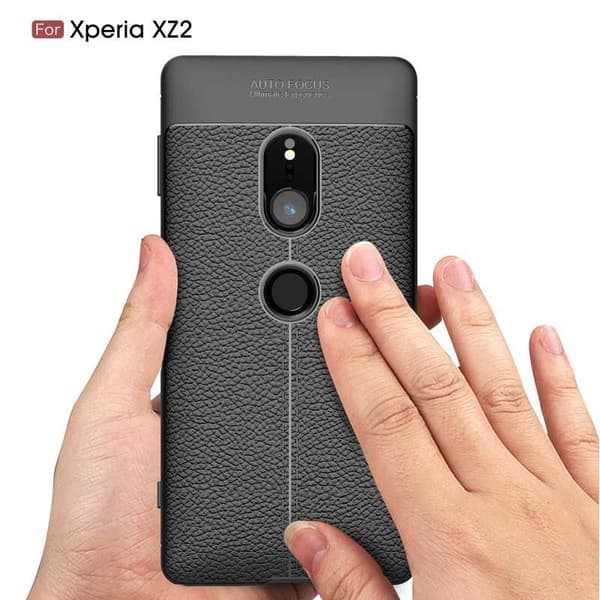 Xperia XZ2 stød- og stødabsorberende cover LeatherBack