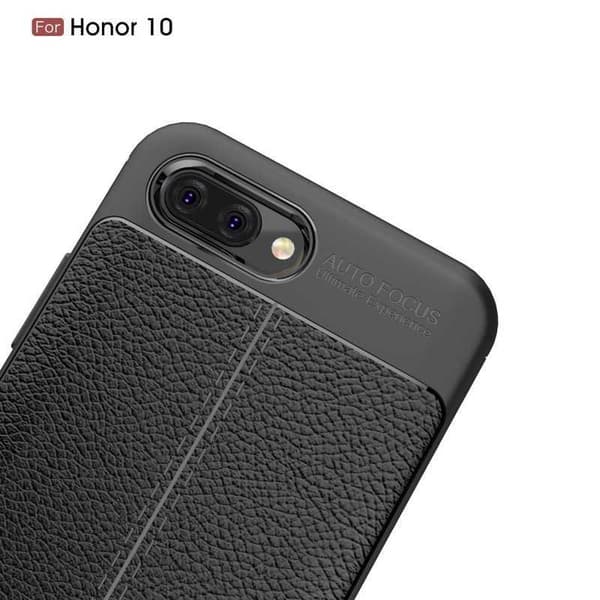 Honor 10 Stöttåligt & Stötdämpande Skal LeatherBack