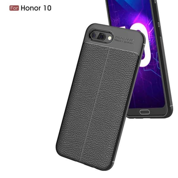 Honor 10 Stöttåligt & Stötdämpande Skal LeatherBack