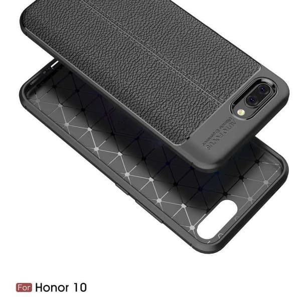 Honor 10 Stöttåligt & Stötdämpande Skal LeatherBack