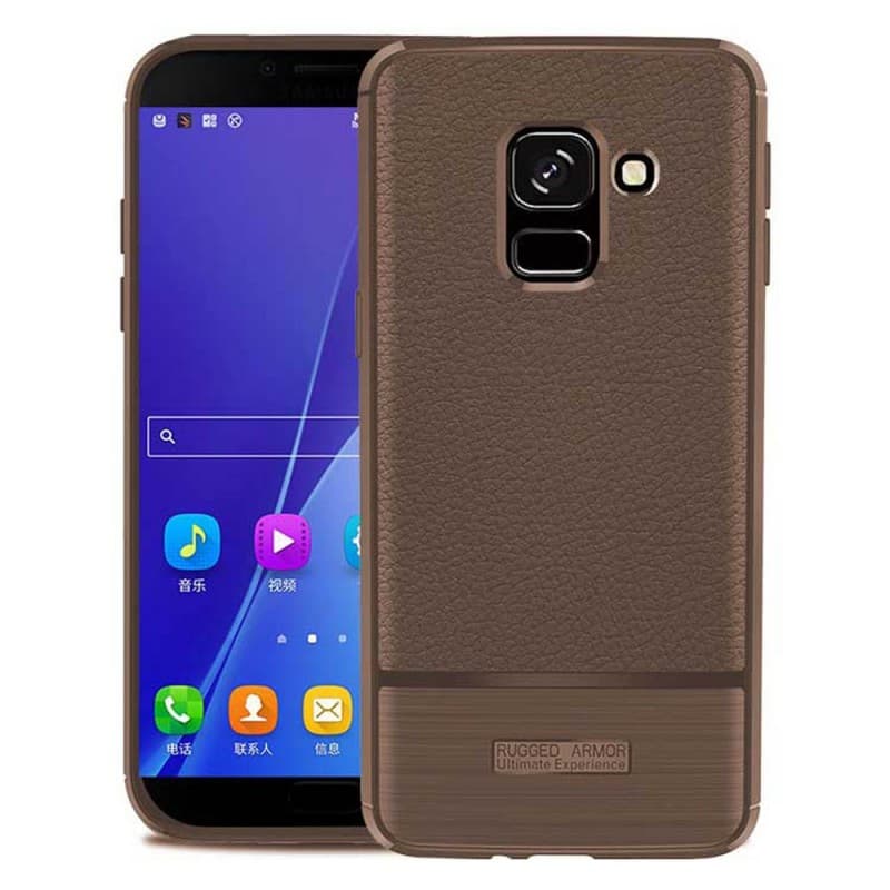 Rugged Armor TPU skal Samsung Galaxy J6 2018 (SM-J600F) : Färg - Brun
