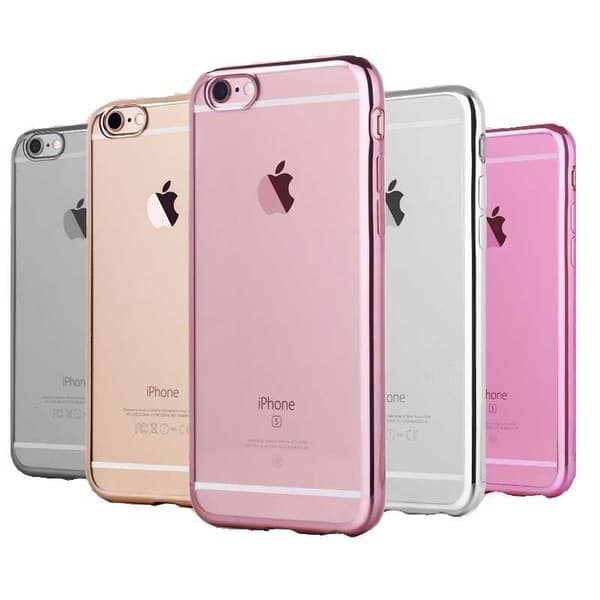 iPhone 7 Stöttåligt Mjukt Skal Svart