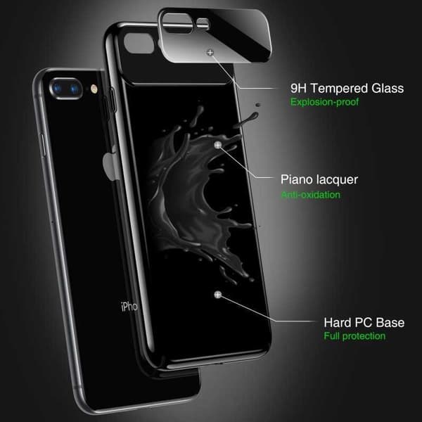 iPhone 7 Plus Eksklusivt ultratynt sjokkabsorberende deksel Blanc