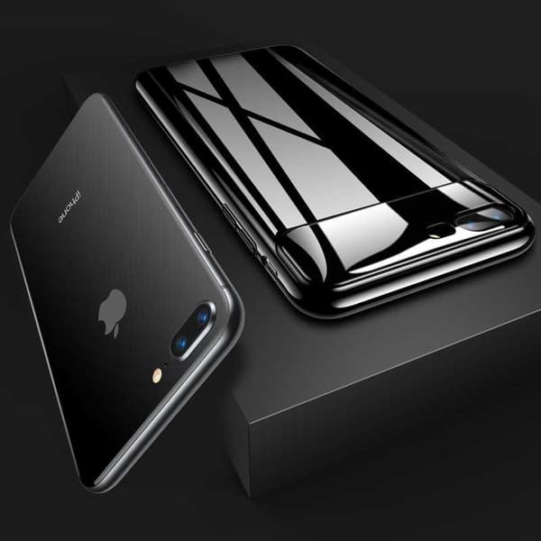 iPhone 7 Plus Eksklusivt ultratynt sjokkabsorberende deksel Blanc