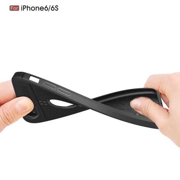 iPhone 6/6S Stöttåligt & Stötdämpande Skal LeatherBack
