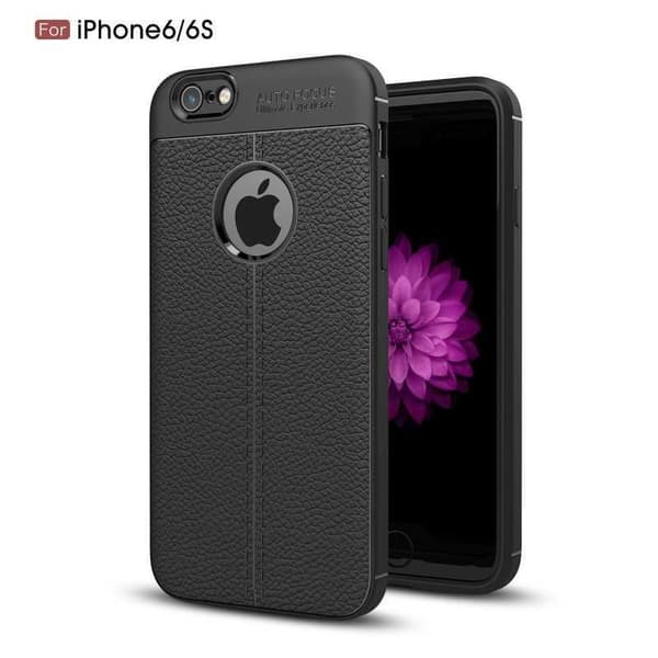 iPhone 6/6S Stöttåligt & Stötdämpande Skal LeatherBack