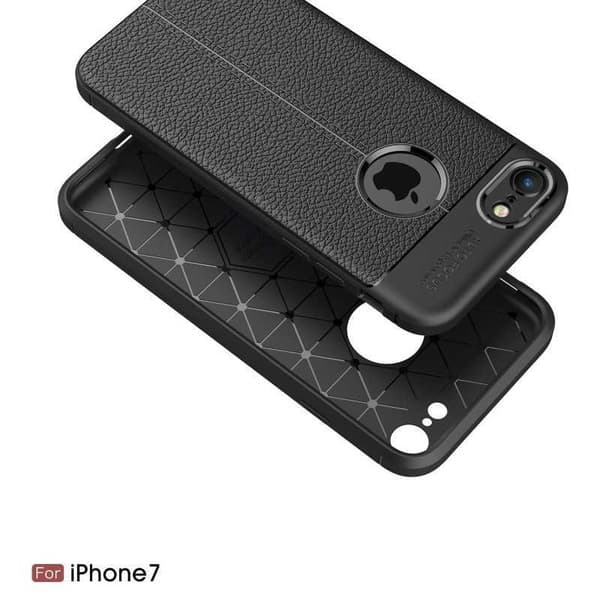 iPhone 7 Stødsikker & Stødabsorberende Cover LeatherBack