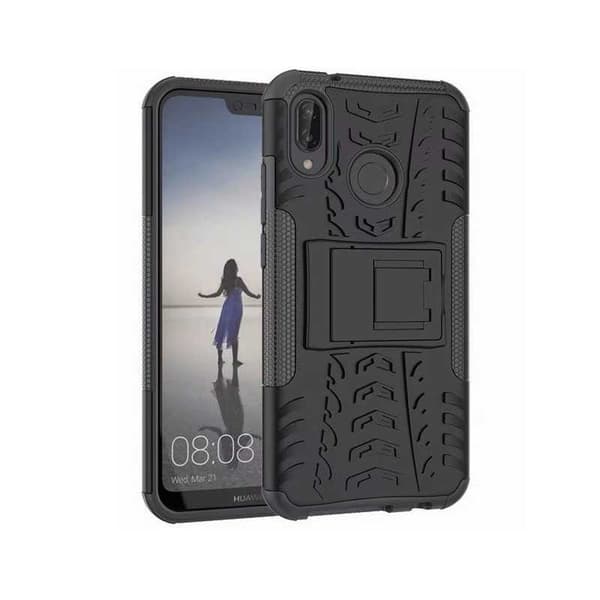 Huawei P20 Lite Stöttåligt Skal med Stöd Active Svart