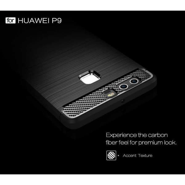 Huawei P9 Lite Stöttåligt Stötdämpande Skal SlimCarbon
