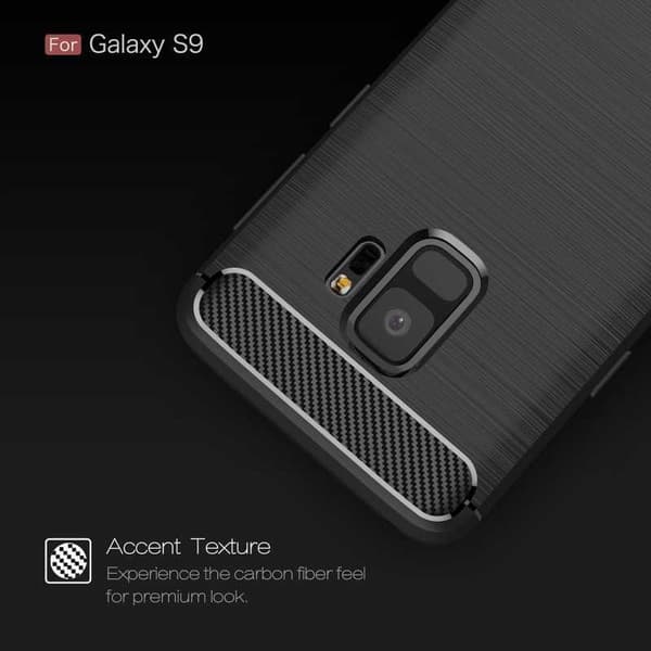 Samsung S9 Stöttåligt Stötdämpande Skal SlimCarbon