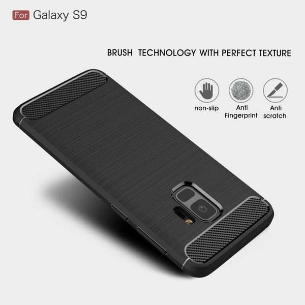 Samsung S9 Stöttåligt Stötdämpande Skal SlimCarbon