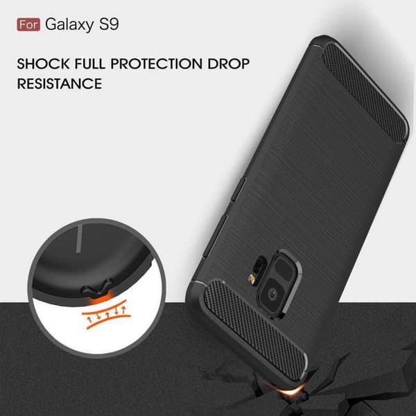 Samsung S9 Plus Iskunkestävä Iskunvaimennuskuori SlimCarbon