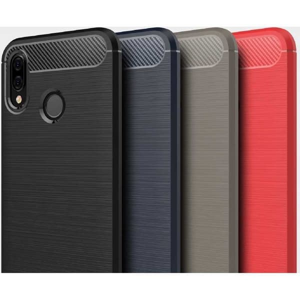 Huawei P20 Lite stødsikker stødabsorberende skal SlimCarbon Svart