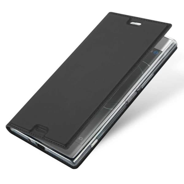Xperia XZ1 Flip Case Skin Pro korttilokerolla