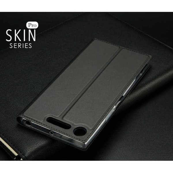 Xperia XZ1 Flip Case Skin Pro korttilokerolla