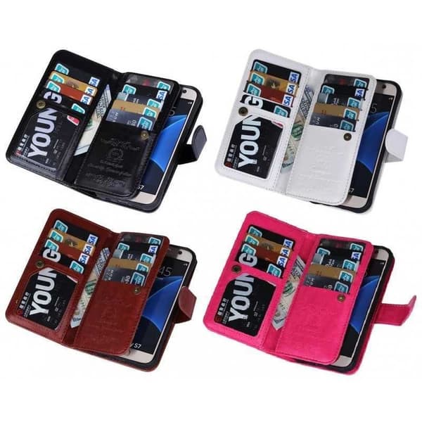 Samsung J1 Practical Wallet Case med 11-bakke Array