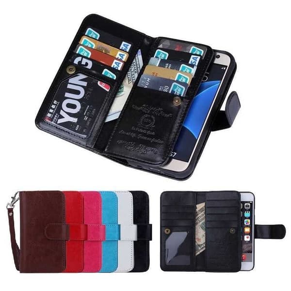 Samsung J1 Practical Wallet Case med 11-bakke Array