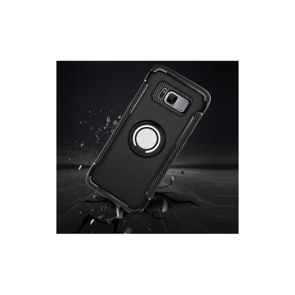 Samsung S8 Plus Praktisk stødsikkert cover med ringholder V2