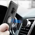 Miniatyrbillede 8 af 11: Samsung S9 Praktisk stødsikkert cover med ringholder V2