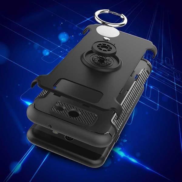 Samsung J5 2017 praktisk stødsikker taske med ringholder V2